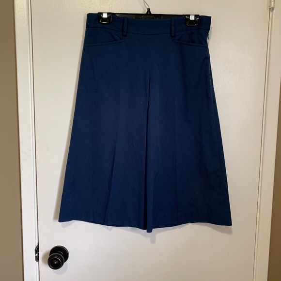 BCBG Max Azria Pants 2 Wide Leg Culottes Crop - Picture 2 of 7